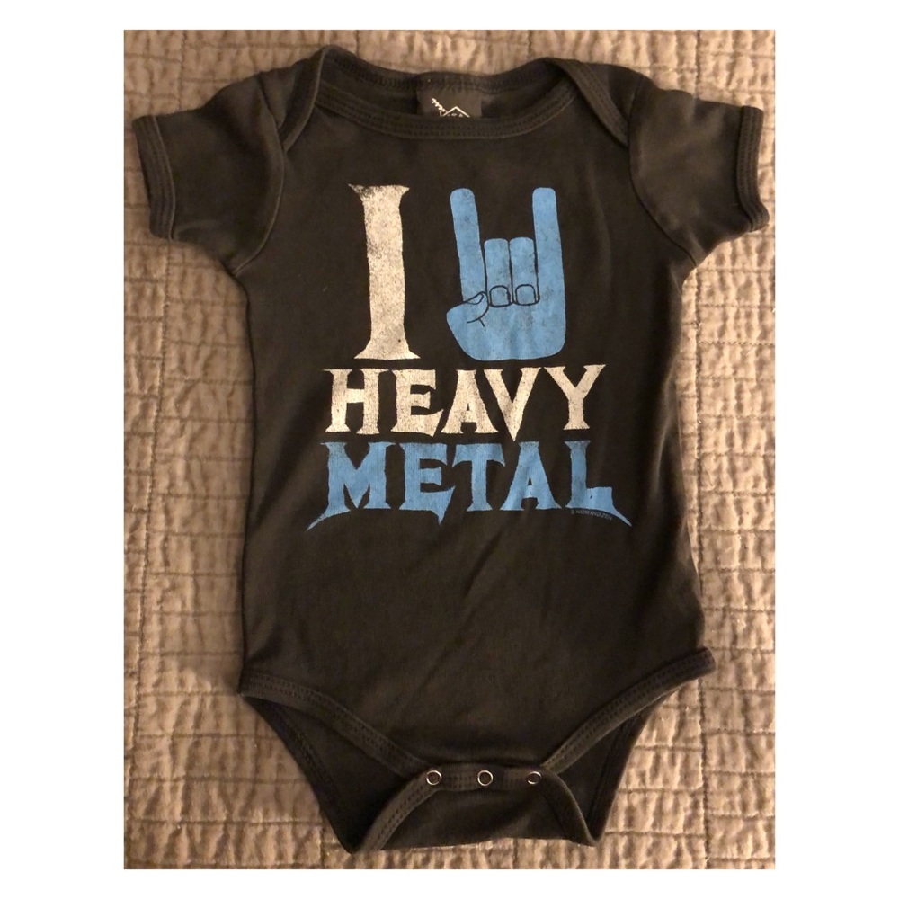 ITA In The House I Love Heavy Metal Onesie